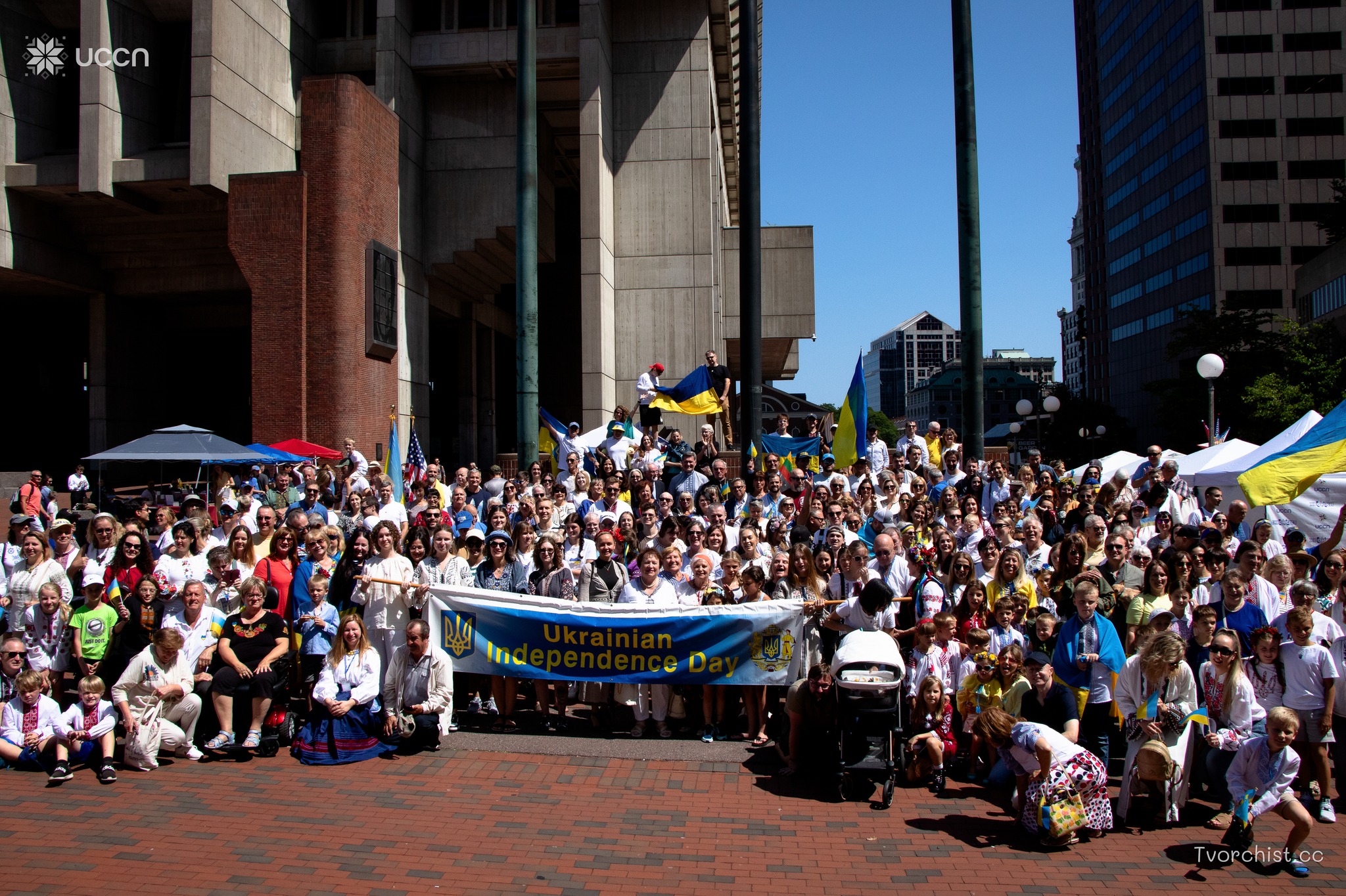 Ukrainian community in Boston organized a colorful celebration of Ukraine's Independence Day