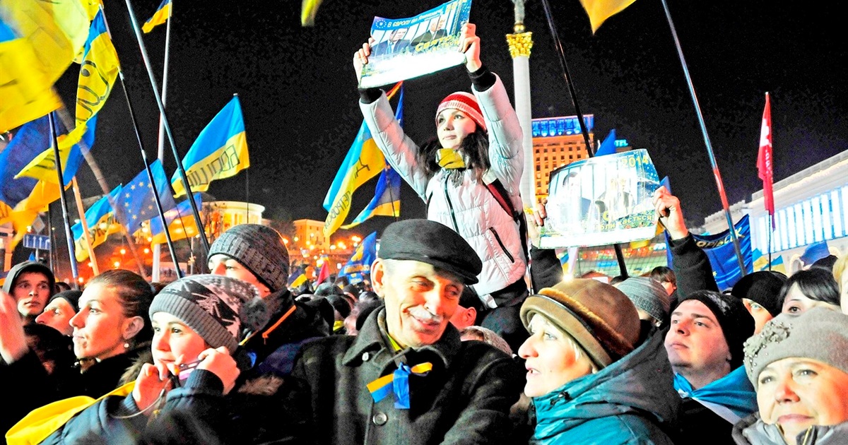 Революція Гідності. Початок. Фото: Валерій Тихонов
