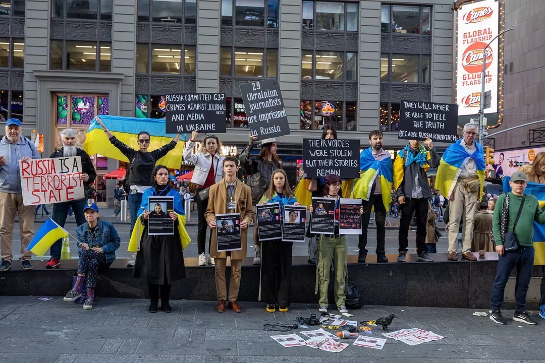Ukrainians in New York Honored Journalists Killed in the War