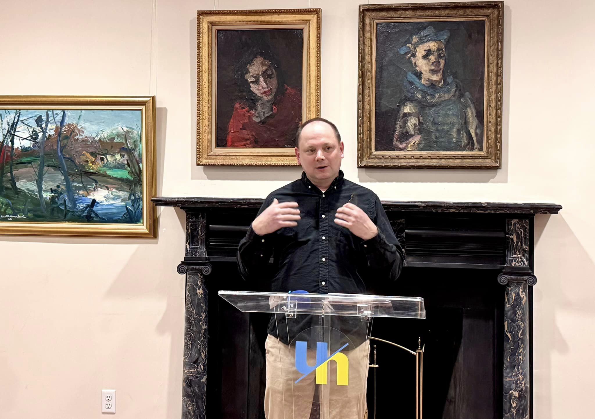 Український експресіонізм у Вашингтоні: в Ukraine House презентували роботи Василя Хмелюка