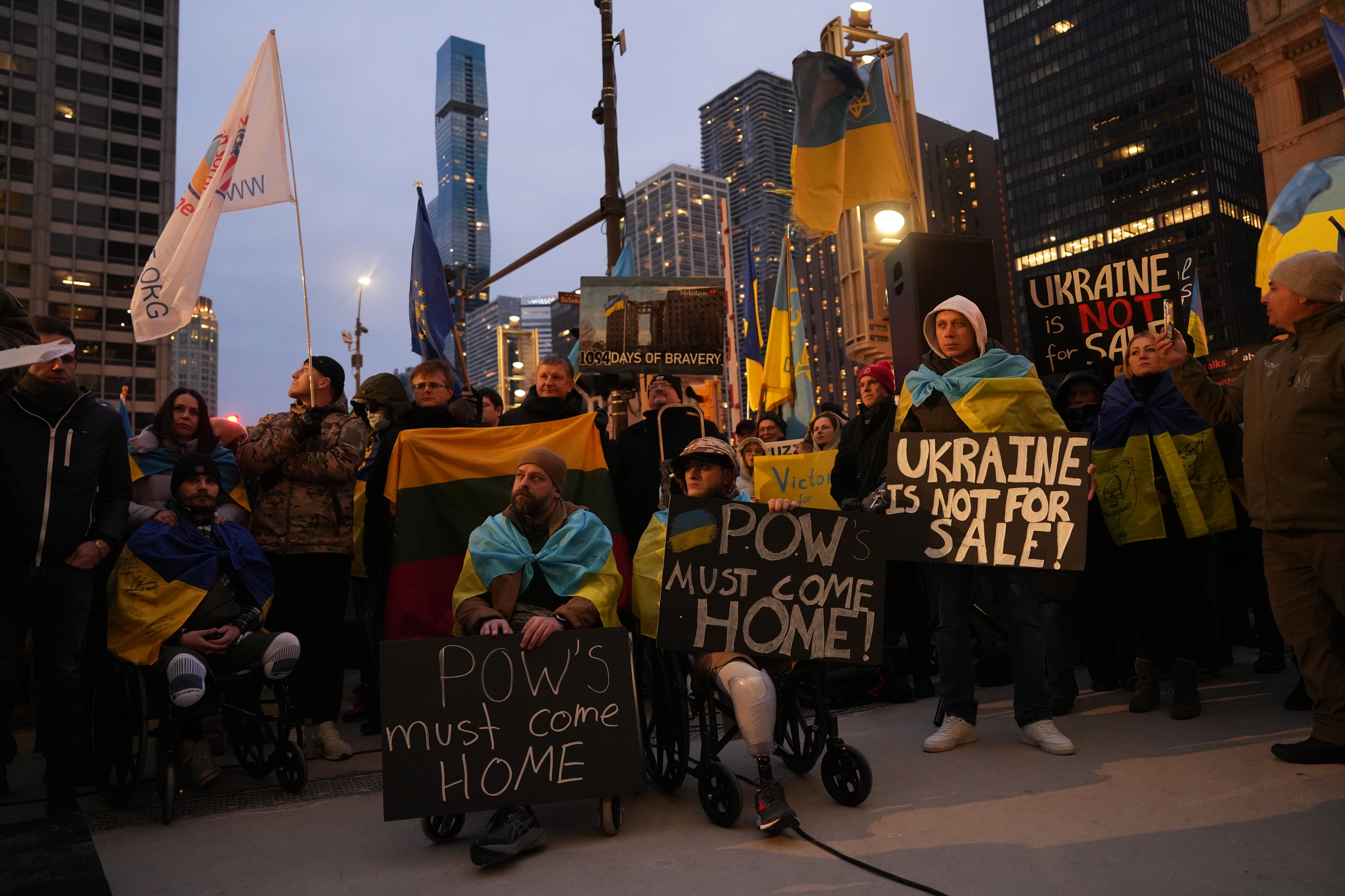 Кримськотатарський голос на мітингу в Чикаго: 11 років під російською окупацією