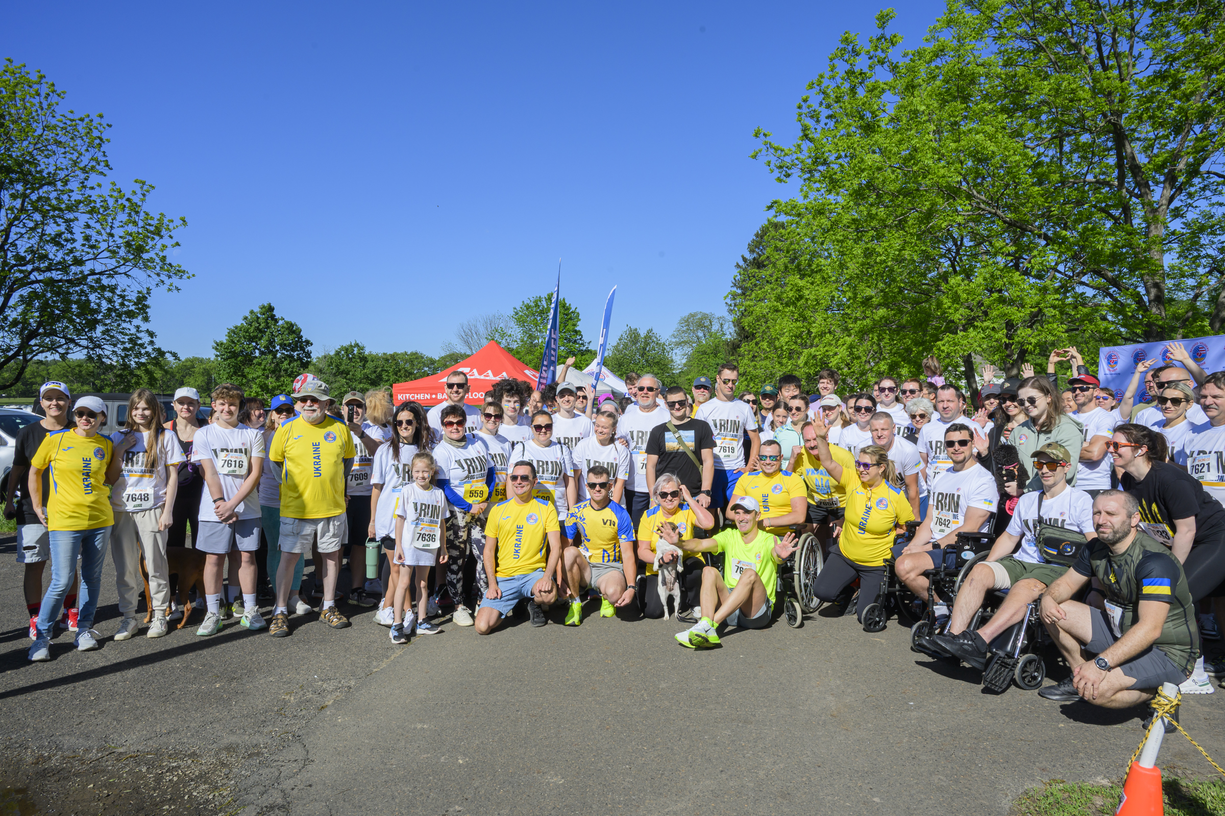 Run for Ukraine у Філадельфії: понад 120 учасників зібралися у Tyler State Park, щоб підтримати поранених українських військових