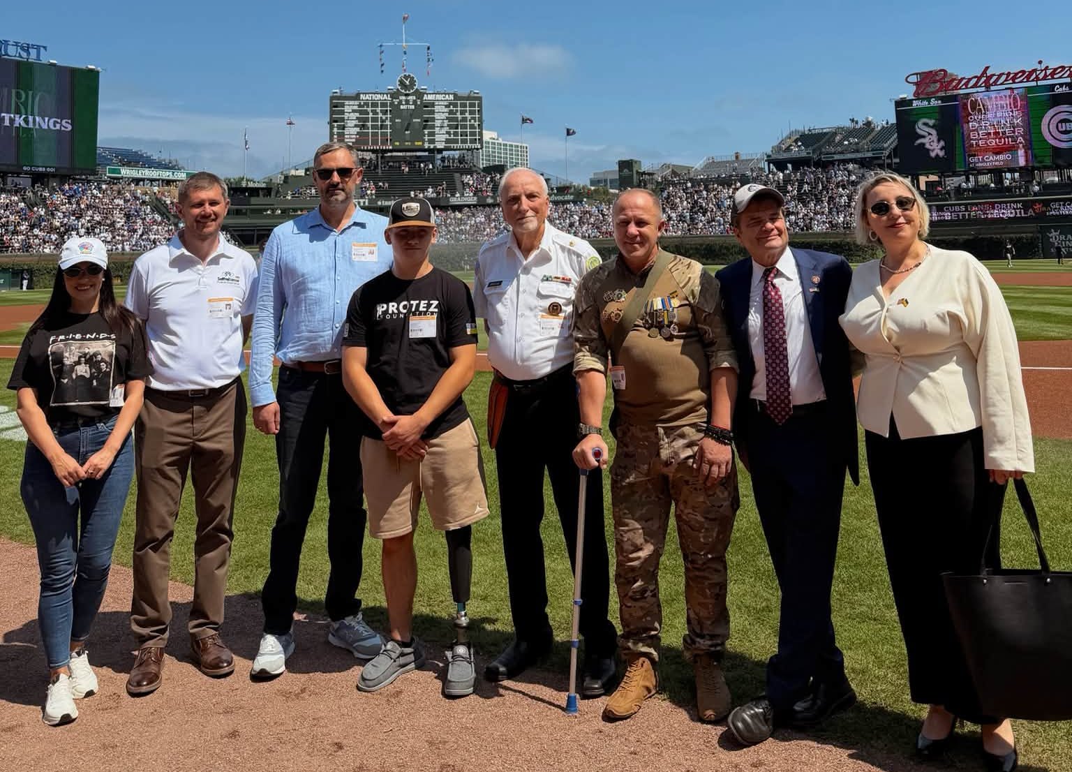Ukraine’s Independence Month Celebrated at Chicago’s Legendary Wrigley Field